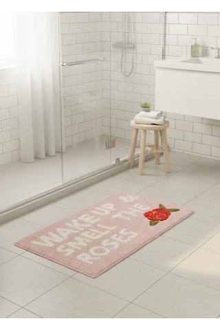 The Mia Wake Up And Smell The Roses Banyo Paspası 60x100cm Çok Renkli
