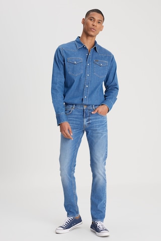 Lee Slim Fit Dar Kesim Normal Bel Dar Paça Luke Mavi Jean Kot Pantolon