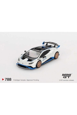 Mini Gt 1/64 Lamborghini Huracán Sto Bianco Asopo Mgt00788 Çok Renkli