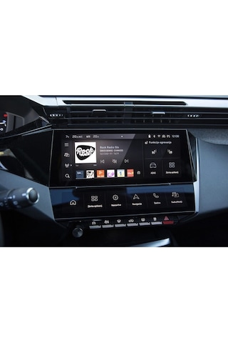 Peugeot 408 Gt Multimedya Ve Klima Paneli Glass Ekran Koruyucu Kırılmaz Şeffaf Temperli Nano Cam