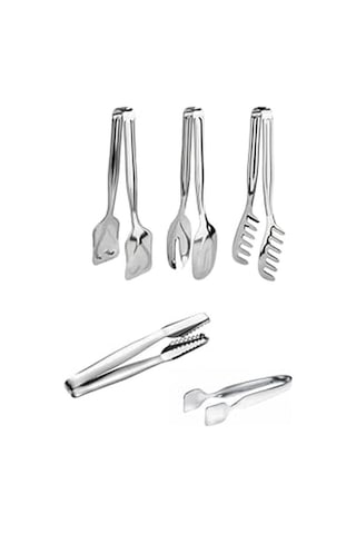 5 Parça Maşa Set,makarna,salata,şeker,buz Maşası