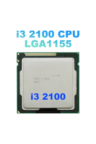 Core I3 2100 Cpu Lga1155 İşlemci 3mb B75 Madencilik Anakartı İçin