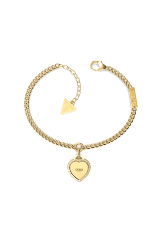 Guess JGUJUBB01422JWYGS Kalpli Kadın Bileklik Altın Guess JGUJUBB01422JWYGS Kalpli Kadın Bileklik Altın