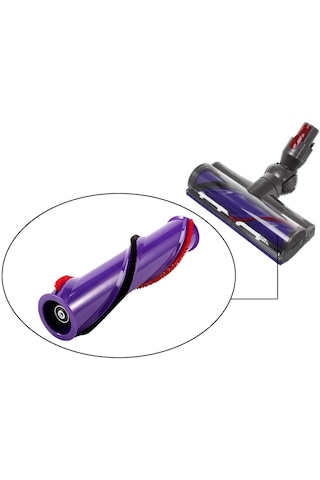 Dyson V7 V8 Serisi Uyumlu Yedek Rulo Fırça - Yeni Tip Halı Temizleme Başlığı Için Eski Tip Uyumlu Değildir 1 Adet
