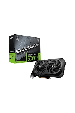 Msı Geforce Rtx5060tı 16g Shadow 2x Oc Plus 16gb Gddr7 128bıt 1xhdmı 3xdp Ekran Kartı