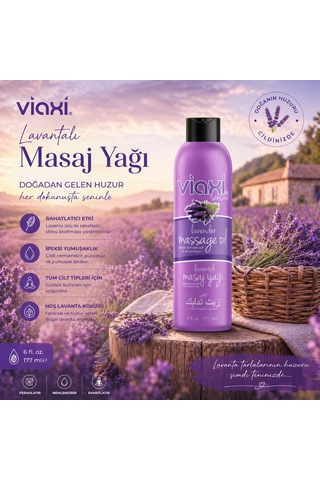 Viaxi Lavanta Aromalı Masaj Yağı