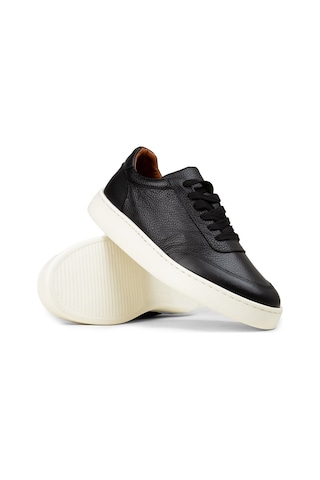 Deery Erkek Hakiki Deri Siyah Sneaker Ayakkabı - 04406msyhe01