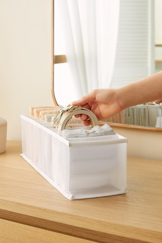 Ocean Home Textile 10 Bölmeli File Dolap Çekmece İçi Akordiyon Tipi Katlanır Çamaşır Düzenleyici Organizer Diğer