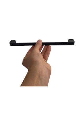 Oval Marmara Kulp 224 Mm Siyah Mutfak Kulpu Çekmece Dolap Kapak Kulbu Metal Mobilya Dolabı Kulpları