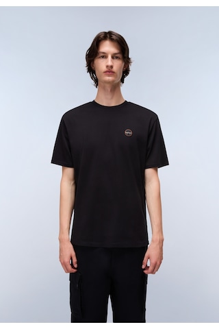 Napapijri S-badge Ss 1 Erkek T-shirt-31959 Siyah