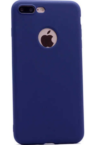 Apple Uyumlu iPhone 7 Plus Kılıf Zore Premier Silikon Kapak Lacivert