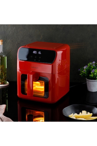 Robwell AS28 1500W Airfryer Halojen Isı Sistemli Hava Fritözü (Robx Türkiye Garantili)