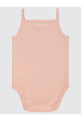 Civil Baby Kız Bebek Çıtçıtlı Badi 2-3 Yaş Pudra