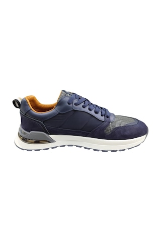 Güvener King Shoes Lacivert Deri Spor Erkek Ayakkabı Lacivert
