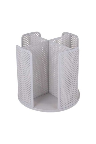 Dancemonkey Masaüstü Döner Izgara Tek Kullanımlık Kağıt Bardak Rafı Gri, Pratik Tasarım Diğer