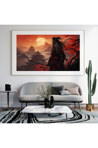 Samuray Evrim 90x50 8684660336314 Pvc Çerçevesiz Tablo