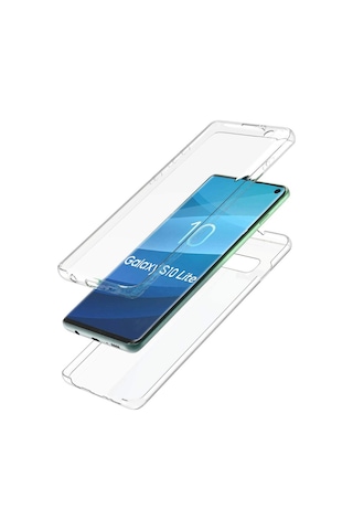 Teknomoda Samsung Uyumlu Galaxy S10E 360 Derece Kilif Seffaf Silikon Ön Arka 397705546