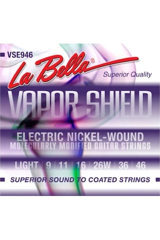 Elektro Gitar Aksesuar Tel Labella Vapor Shield Lb-vse946