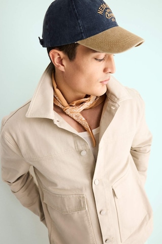 Defacto Relax Fit Düğmeli Cepli Denim Ceket F8273ax25aubg766 Bej