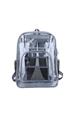 Springsun Renkli Seyahat Ve Spor Etkinlikleri İçin Su Geçirmez Şeffaf Pvc Sırt Çantası - 46x30x16 Cm, Unisex Çok Renkli