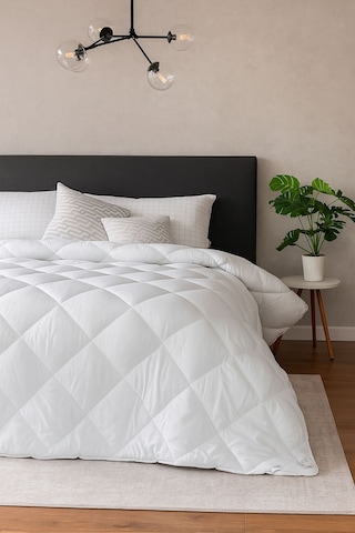 Favora Microfiber Tek Kişilik Yorgan 155x215 Beyaz
