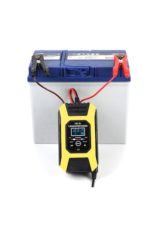 Novahub Araç Akü Şarj Cihazı 12v 7a Kurşun-asit Akü Bakım Seti Lcd Ekranlı