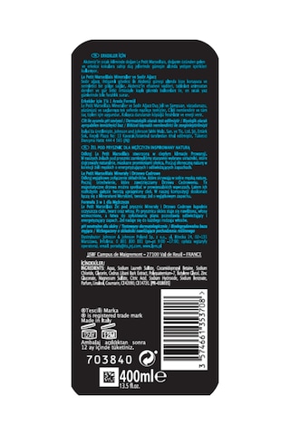 Le Petit Marseillais Men Mineraller ve Sedir Ağacı Duş Jeli 400 ml x2