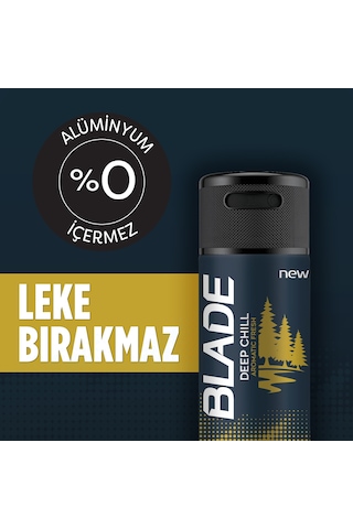 Blade Deep Chill Deodorant 6 x 150 ML