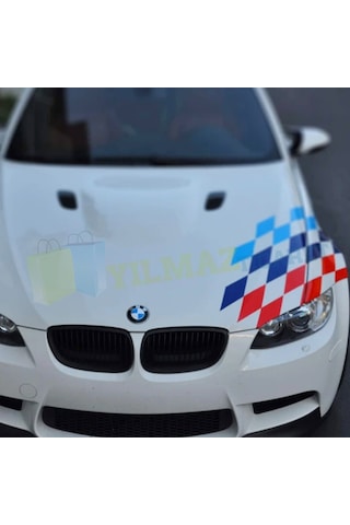 Bmw M Yan Kapı Marşpiyel Şerit Oto Sticker Etiket Set 2 Parça