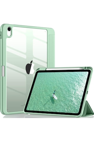 Apple Uyumlu iPad, 7. 8. 9. Nesil 10.2" Kılıf Grafiti Şeffaf Kalem Bölmeli 2019 2020 2021