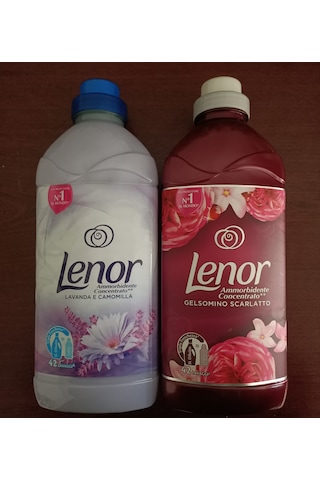 Lenor Çamaşır Yumuşatıcısı Lavanta ve Yasemin Çiçeği 2 x 1050 ML