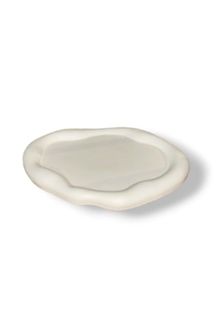 Modern Minimalist Dekoratif Obje Seti - Beyaz El İşçiliği Beyaz