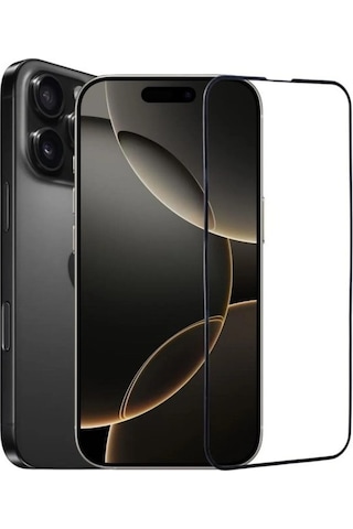 Ennar Apple Uyumlu iPhone 15 Plus Tam Kaplayan Anti Statik Kırılmaz Cam Ekran Koruyucu