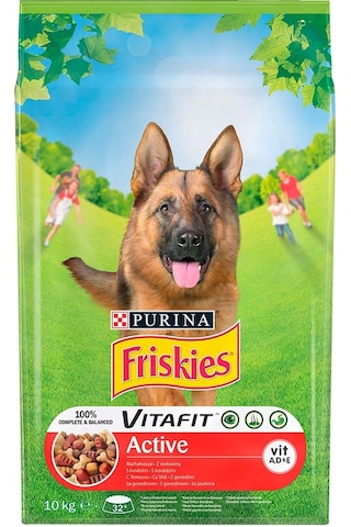 Purina Friskies Active Duot Etli Yetişkin Köpek Maması 10 KG