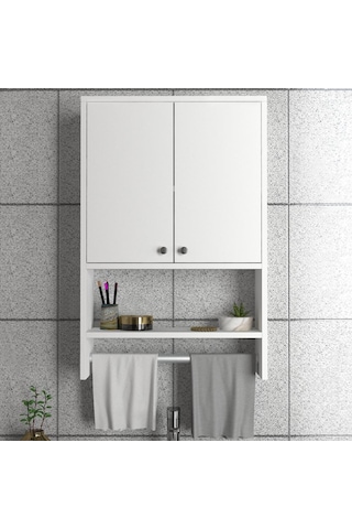 Dekorister Vira Banyo Dolabı Beyaz Çok Renkli