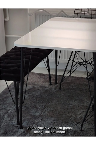 Webdepo Wood Idea 60X110 Beyaz Mutfak Ve Çalışma Masası