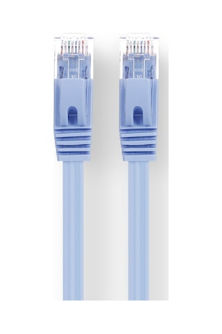 Konesam 15 Metre Mavi Rj45 Cat6 Saf Bakır Ağ Kablosu - 1000mbps 1000mhz Hızlı Ev Ve Bilgisayar Bağlantısı