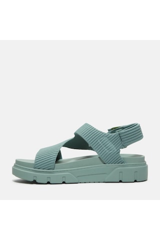 Timberland Greyfield Sandal Backstrap Sandal Kadın Light Green Knit Sandalet Tb0a2qkneue1 Light Green Knit Açık Yeşil