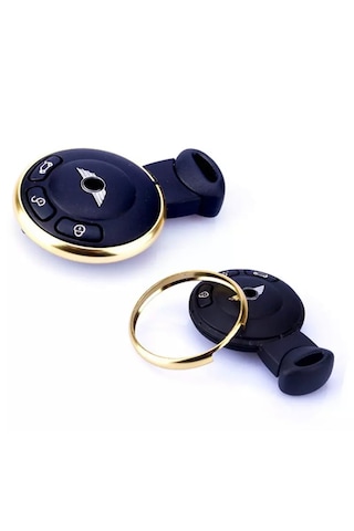 Mini Cooper Kumanda Halkası Alüminyum R55 R56 R57 R58 R59 R60 Metal Kumanda Çerçevesi Gold