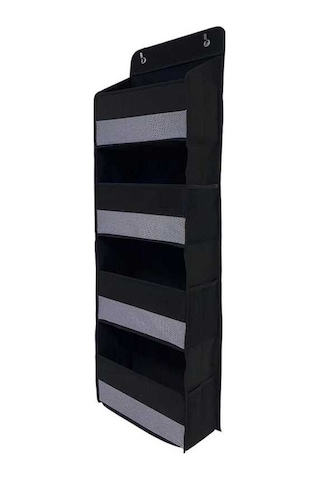 Pazly Suntek Derin Cepler Kapı Askılı Ayakkabı Rafı Ve Dolap Askısı Siyah Diğer