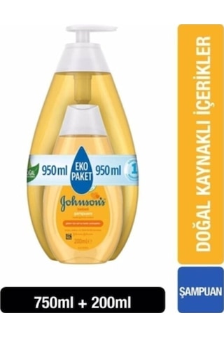 Johnson's Baby Bebek Şampuanı 750 ML + Bebek Şampuanı 200 ML