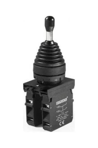 Emas Cp707dj41 Cp Serisi Plastik 2no+2no Joystick Dönüşlü 4 Pozisyonlu 22 Mm Buton
