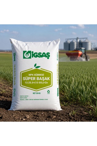 İgsaş Süper Başak Çinkolu Taban Gübresi 50 Kg 50 G