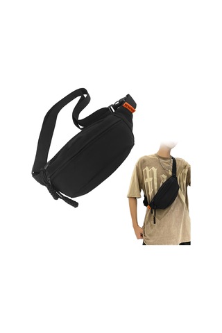 Dongxiaojie Fanny Pack Erkekler Kadınlar Günlük Eller Serbest Cüzdan Bel Pack Telefon Çantası Spor Festivali Egzersiz Black