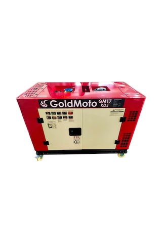 GoldMoto GM17KDJ Dizel Jeneratör 17Kva Monofaze Marşlı Kabinli