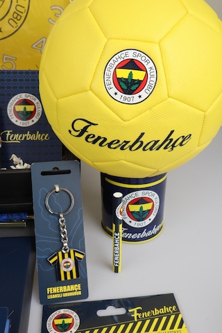 X Dekomus Lisanslı Fenerbahçe Özel Kutulu Premıum 20 Parça Full Yetişkin Seti Saat,termos,futbol Topu
