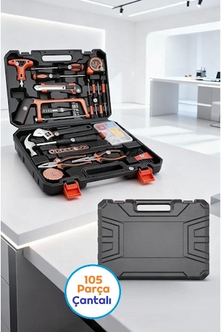 Zhltools 105 Parça Profesyonel Çantalı El Aletleri Seti