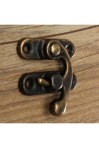 5 Adet Antika Metal Yakalama Kavisli Toka Boynuz Kilit Toka Kanca Mücevher Kutusu Asma Kilit Altın