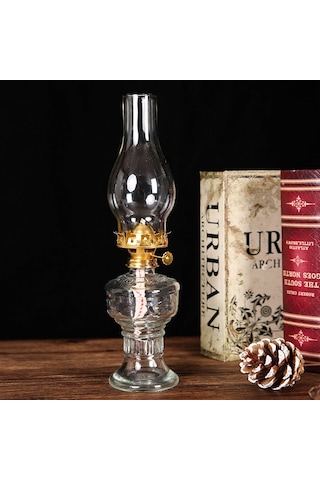 Yifomall Lotus Desenli Klasik Kerosene Lambası - Kamp, Bahçe, Oturma Odası Dekoratif Aydınlatma - Hafif Ve Dayanıklı Taşınabilir Lamba Diğer