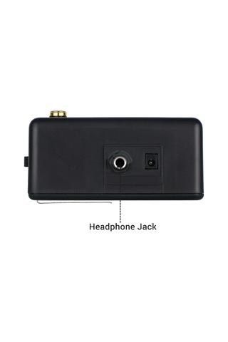 Hfambition 5w Mini Gitar Amfi - Taşınabilir, Ton Ve Ses Düzenleme, Overdrive Efekti, Kulaklık Çıkışı, Pil/dç Besleme - Siyah